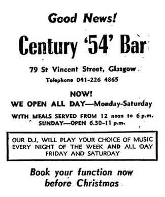 Century 54 advert 1979